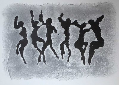 Pierre-Henri Buestel - Envol "Danseurs" - Lithographie 65x50 cm